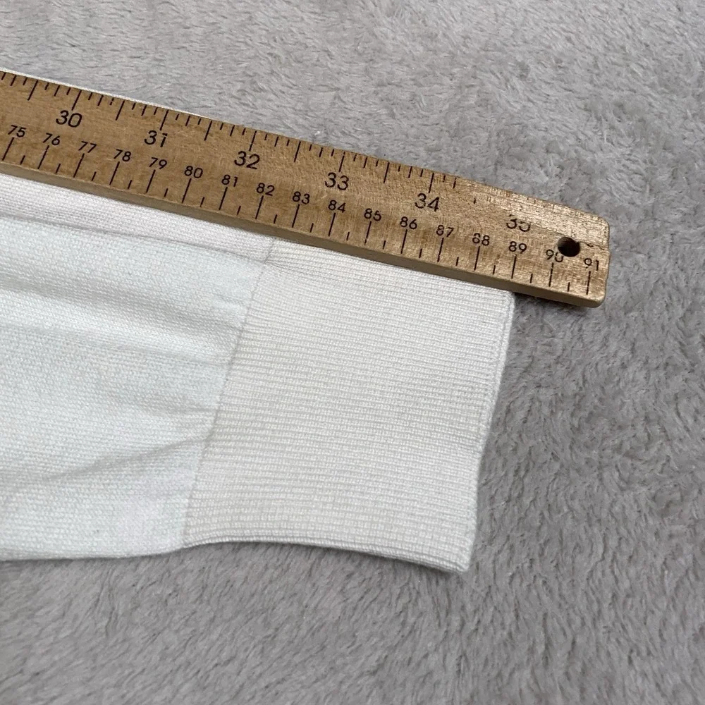 Peter Millar Whitaker Quarter Zip Mens 2XL Pullover White‎ Cotton Silk $185 NEW